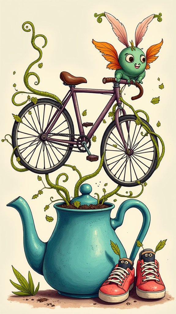 whimsical doodles from objects