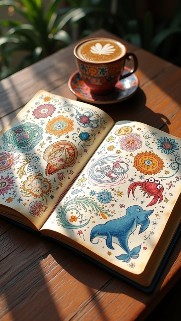 zodiac animal doodle creativity