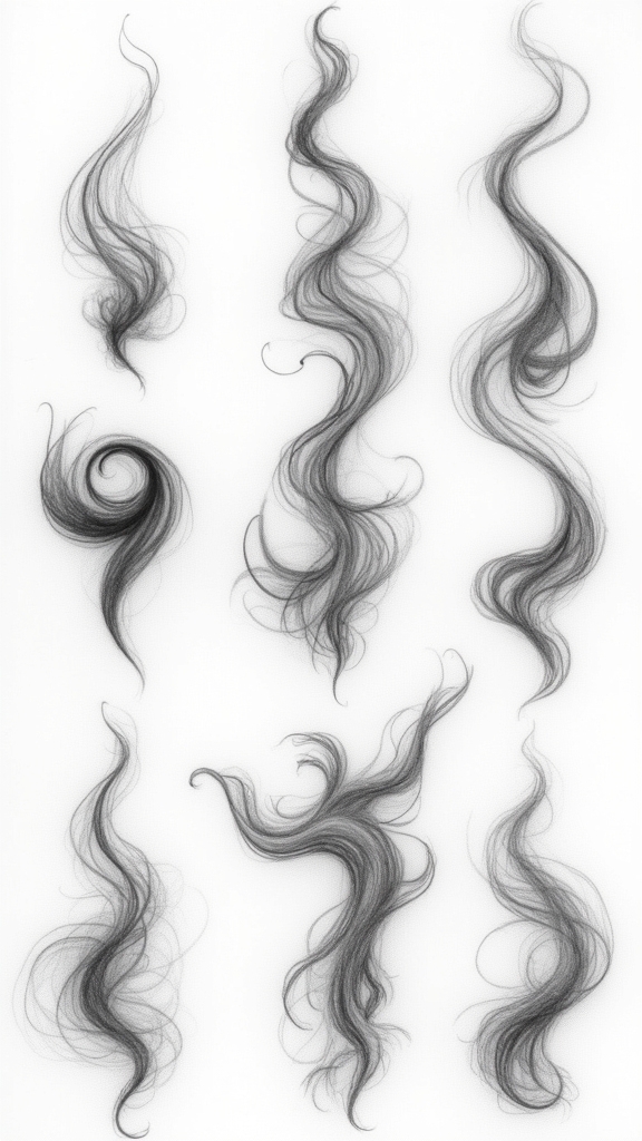 abstract pencil art exploration