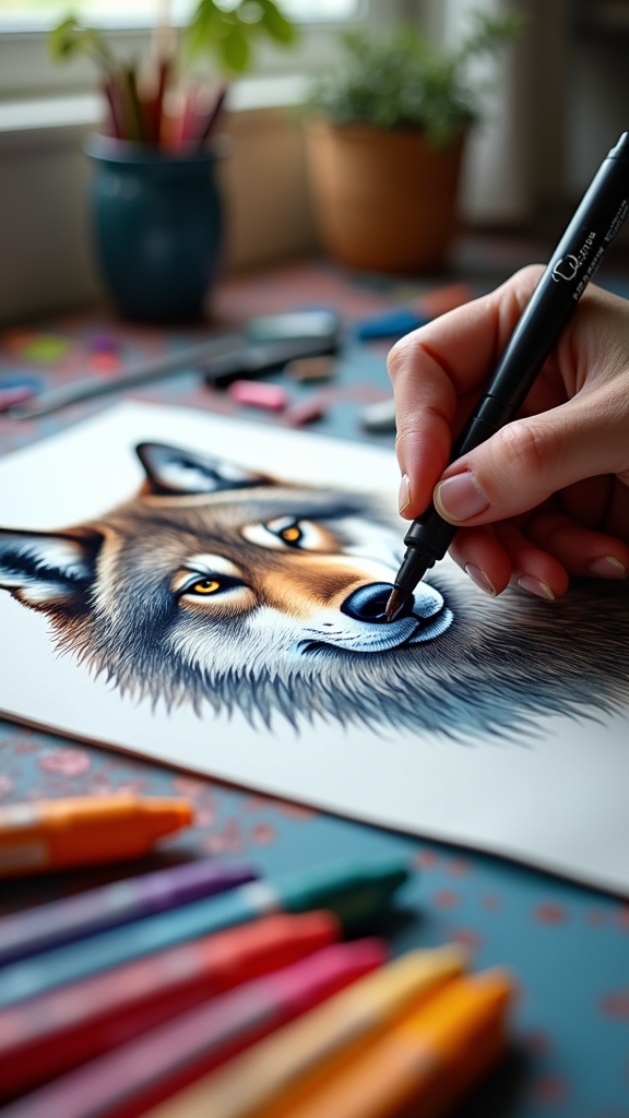 animal art techniques breakdown