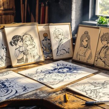 anime inspired pencil drawing ideas