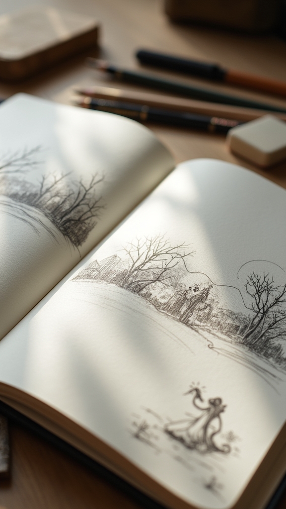 annotated artistic expression journey