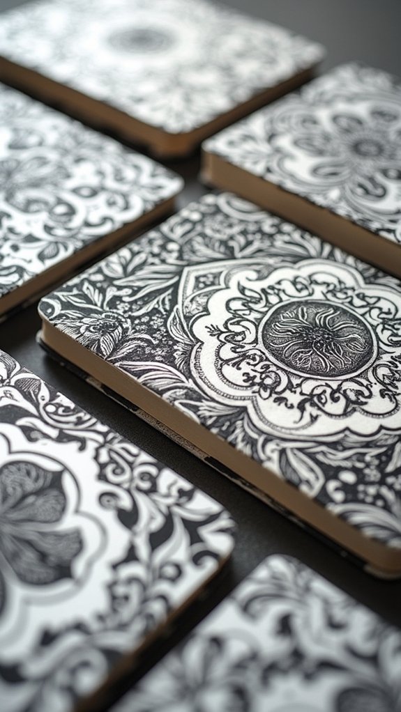 artistic black and white design