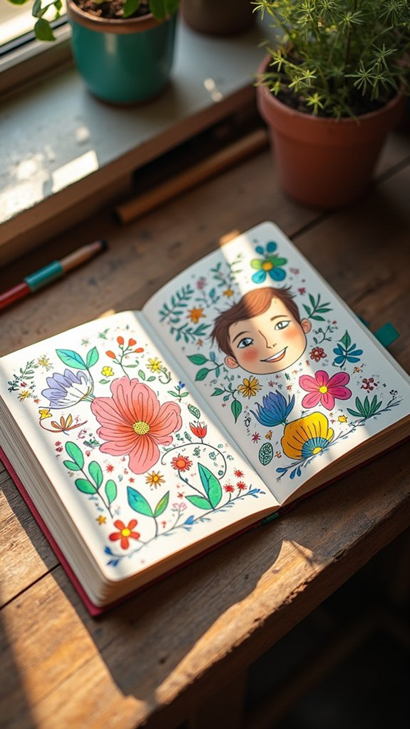 artistic personality through doodles