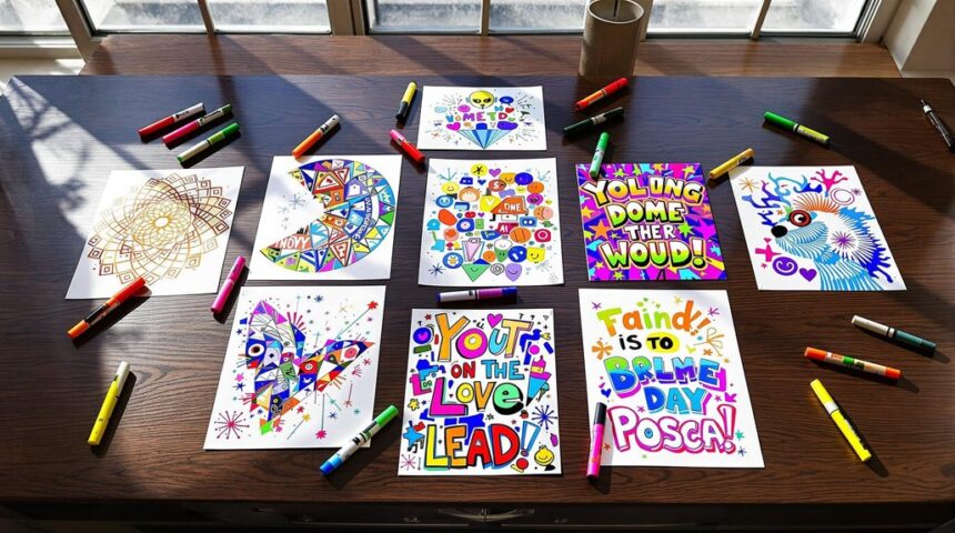 beginner friendly posca art ideas
