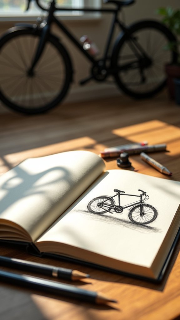 bicycle drawing tips