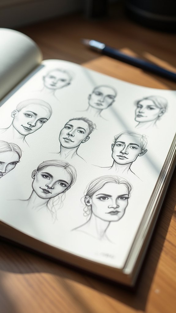 blind contour drawing fun