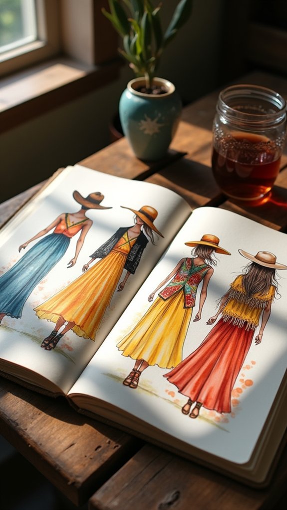 bohemian style and comfort
