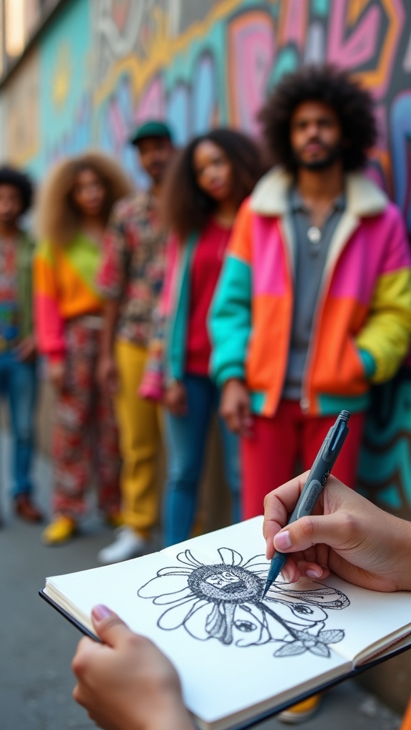 bold colorful streetwear vibes