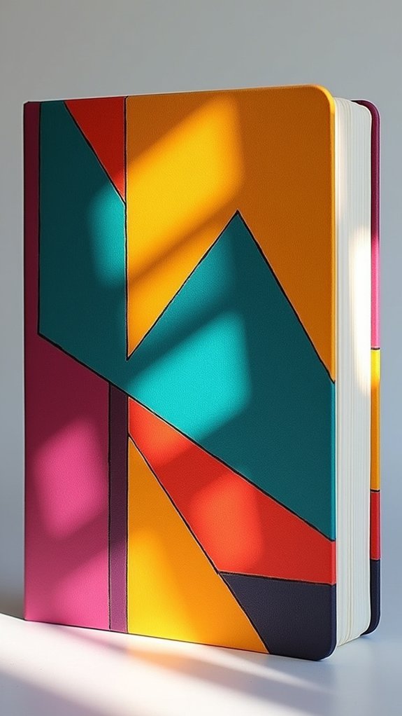 bold colors and shapes