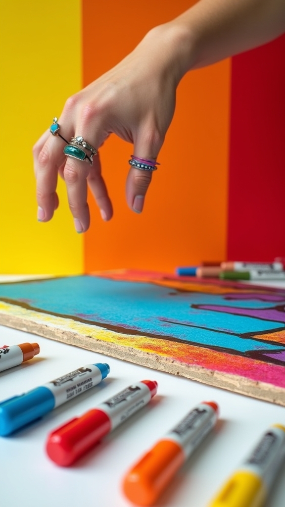 bold colors geometric creativity