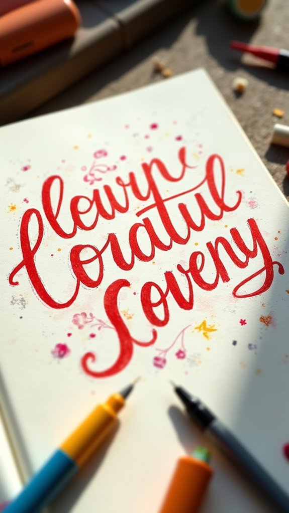 bold creative title design
