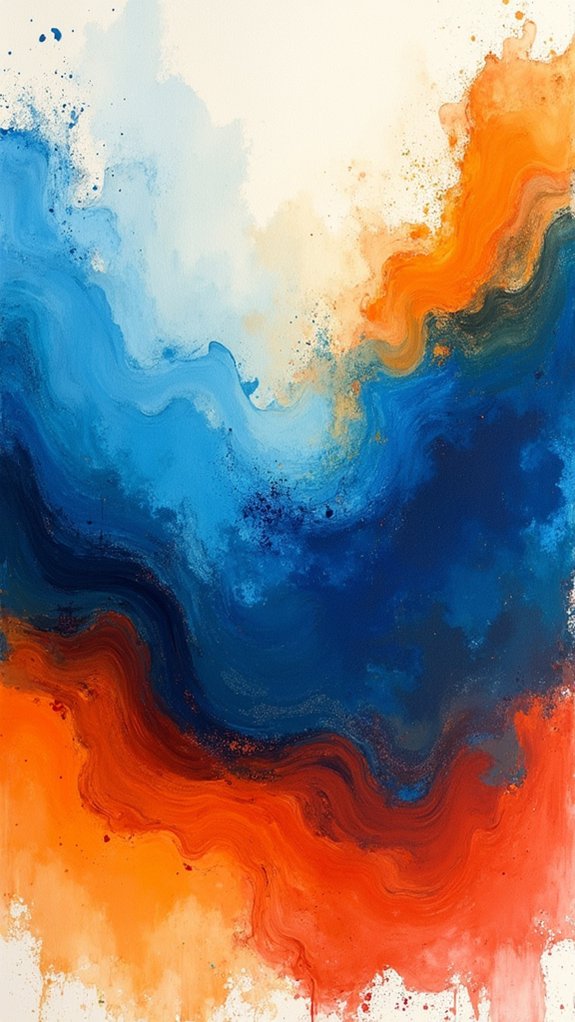 bold expressive brush strokes