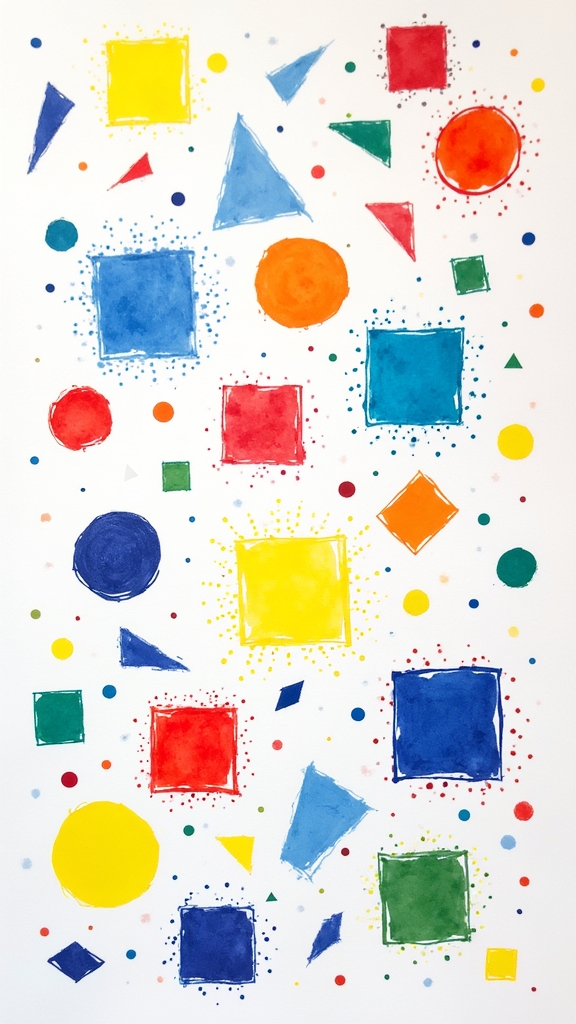 bold geometric color exploration