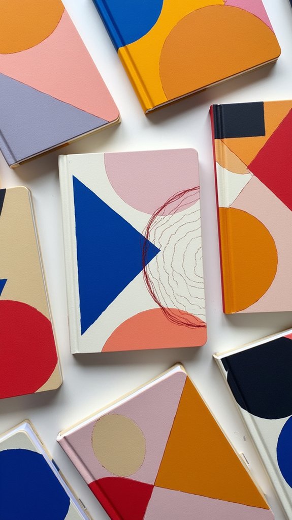 bold geometric cover designs