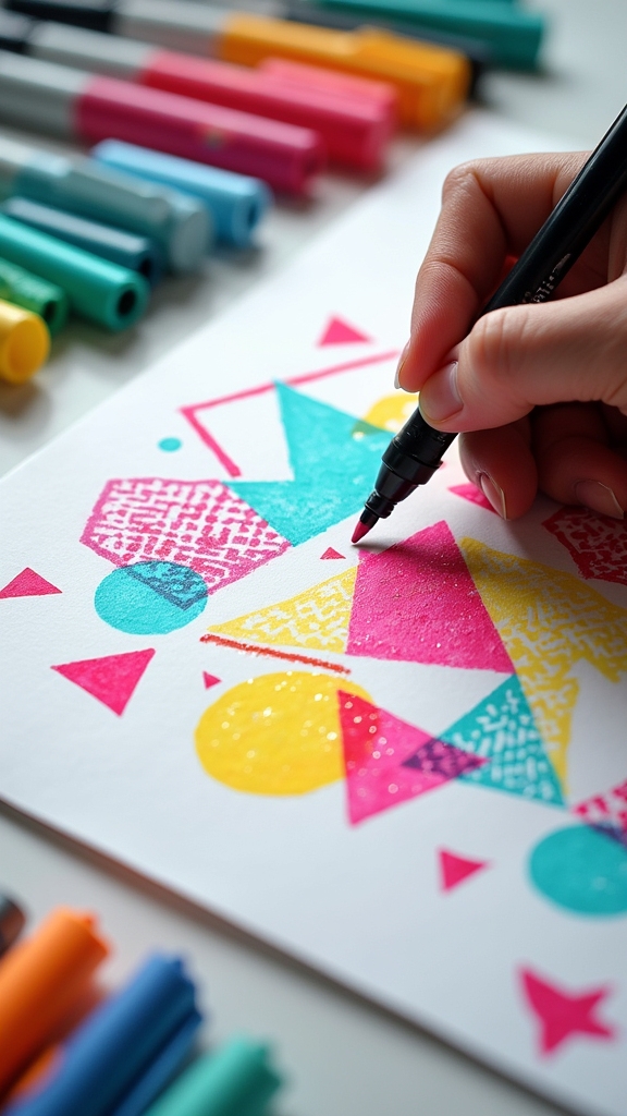 bold geometric pattern creation