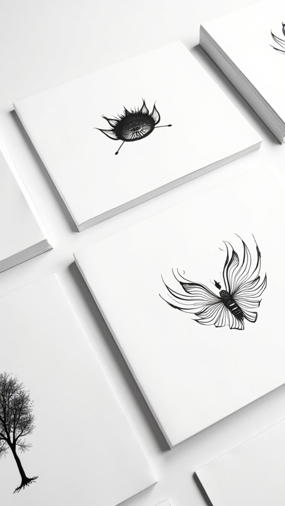 bold monochrome minimalist design