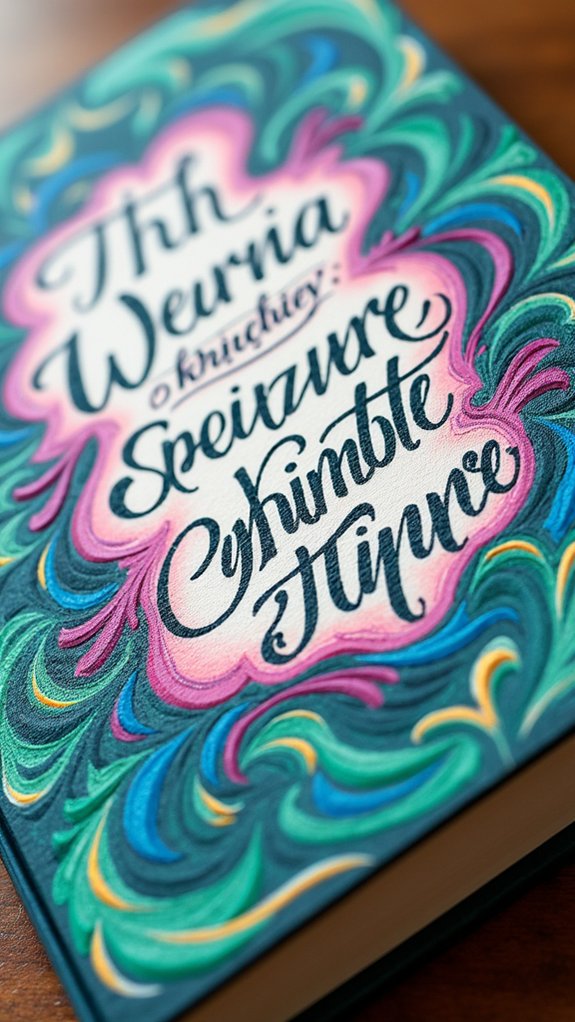 bold typography enhances creativity