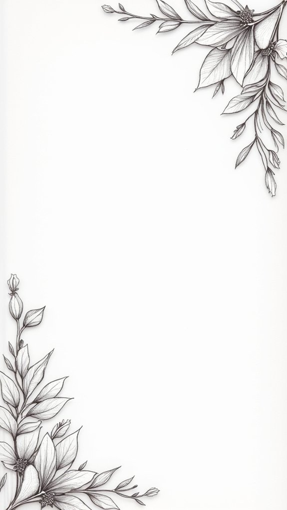 botanical border design tips