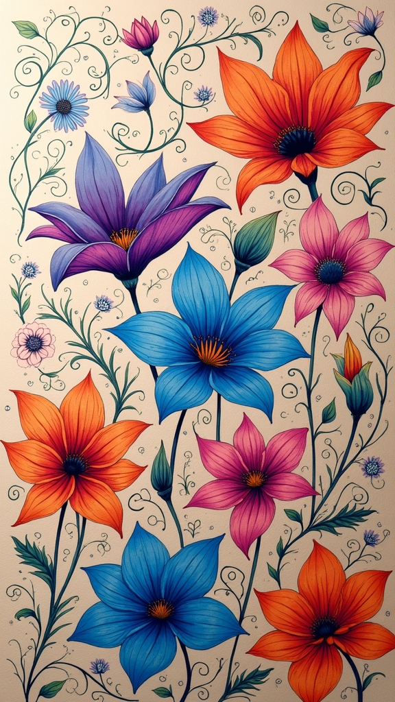 botanical doodles come alive