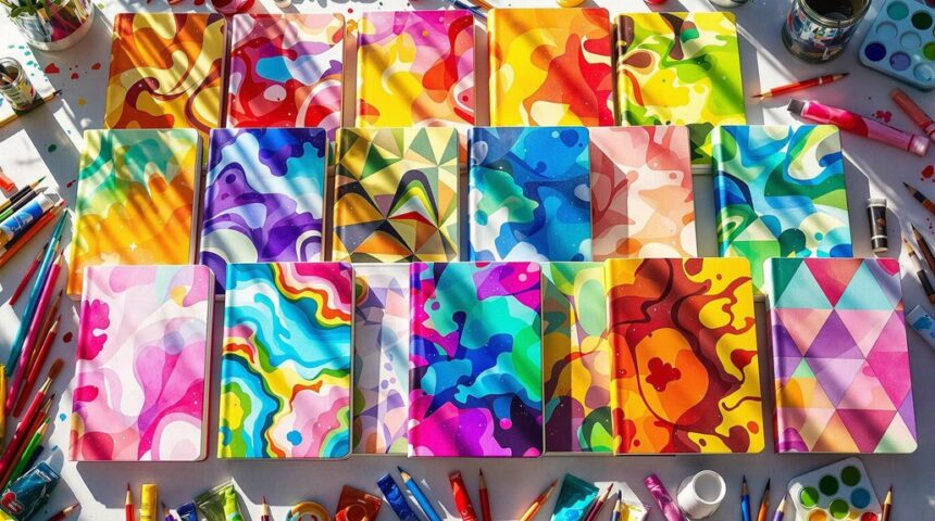 bright and cheerful sketchbook ideas
