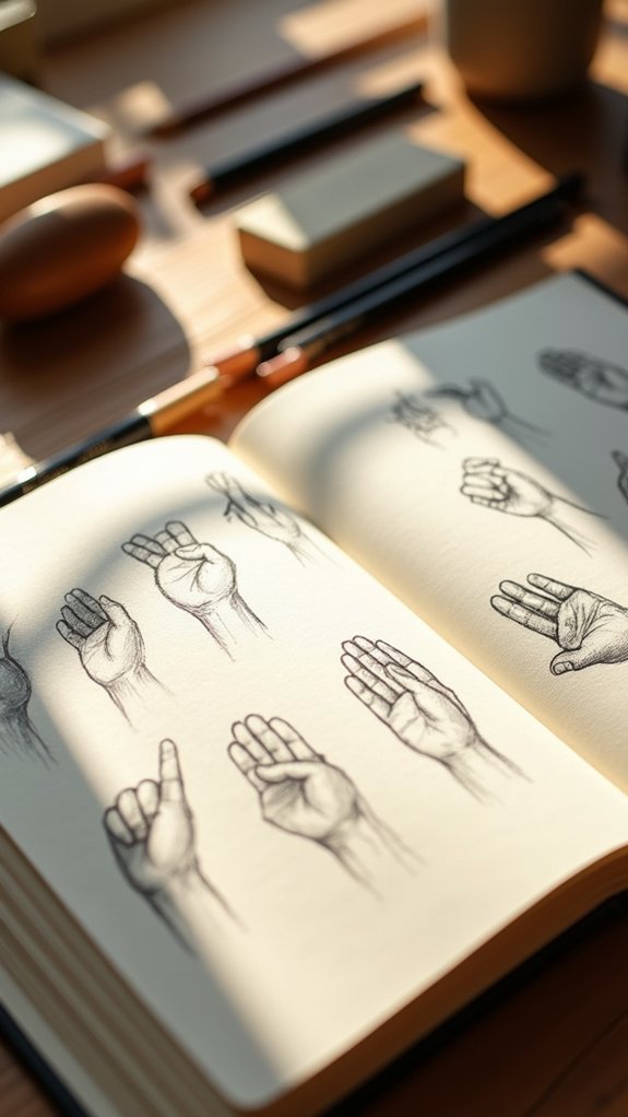 capture hands in gestures