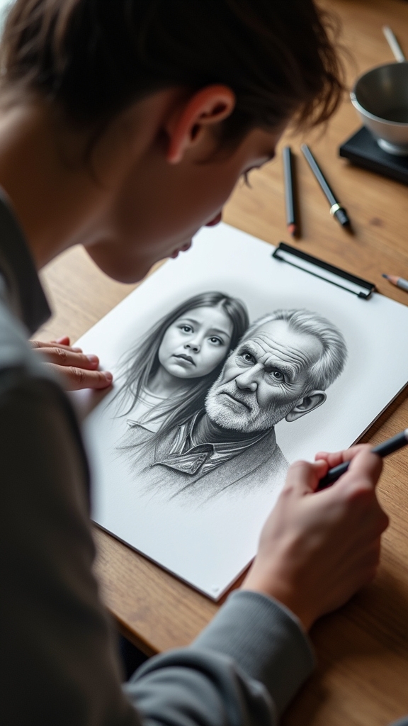 capturing emotions through portraits