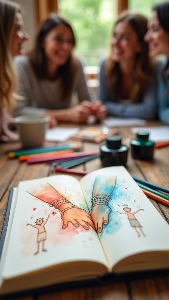 capturing friendship through art