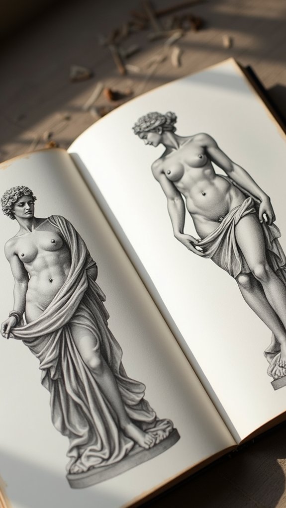 classical sculpture meets modernity