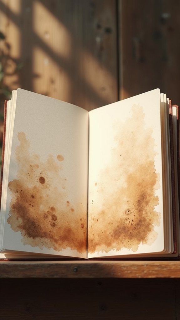 coffee wash for texture