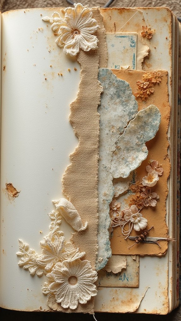 collage for textural contrast