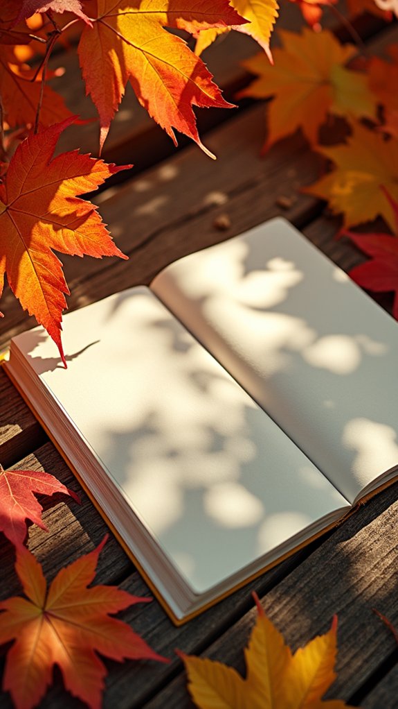 colorful autumn leaf artistry