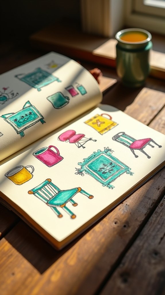 colorful everyday object transformations