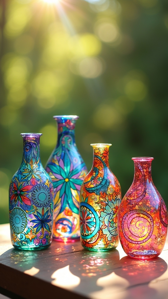 colorful glass vase transformations