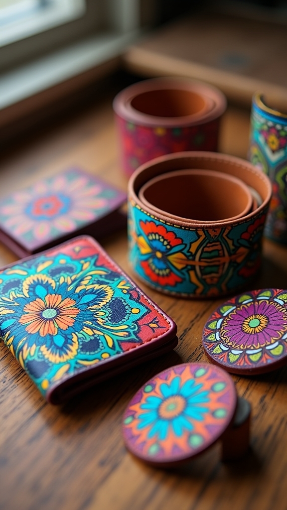 colorful leather accessory transformation