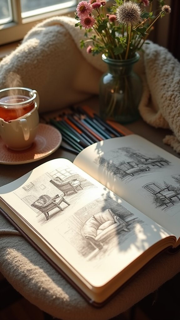 comfortable familiar subjects inspire