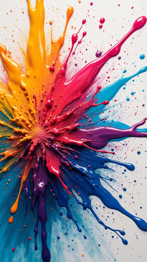 controlled chaos splatter effects