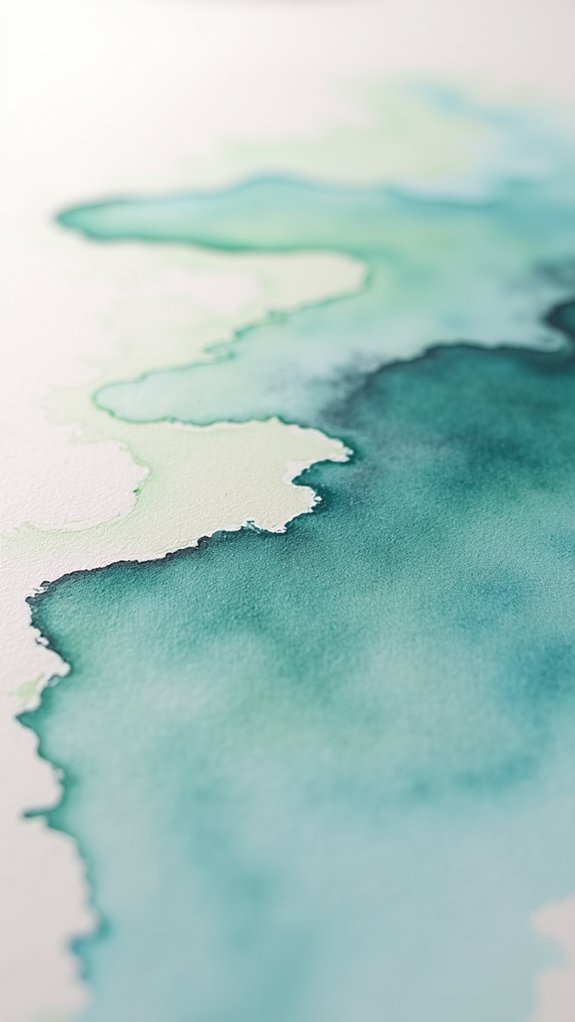 controlling watercolor flow effectively