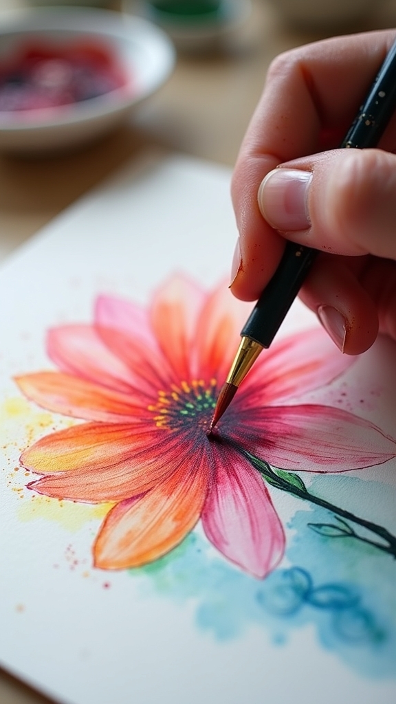 correcting watercolor pencil mistakes