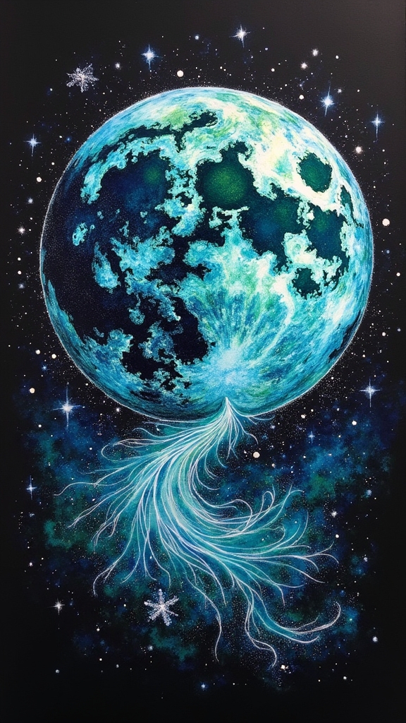 cosmic blending with posca
