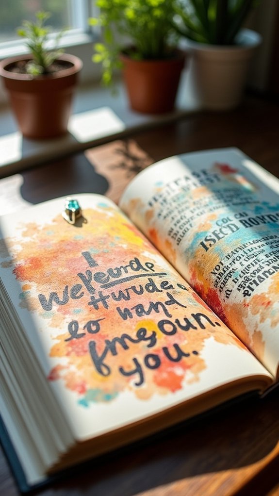 crafting vibrant quote collages