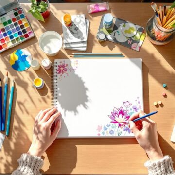 create custom sketchbook cover