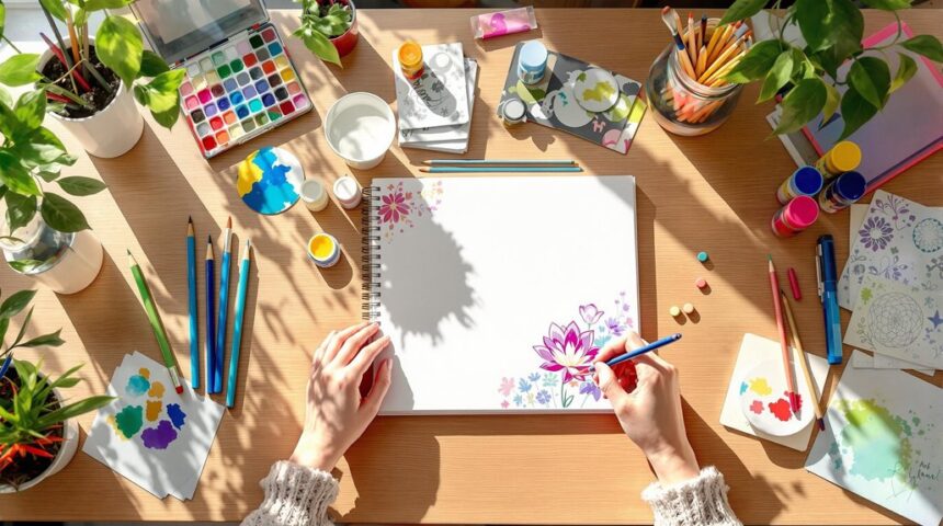 create custom sketchbook cover