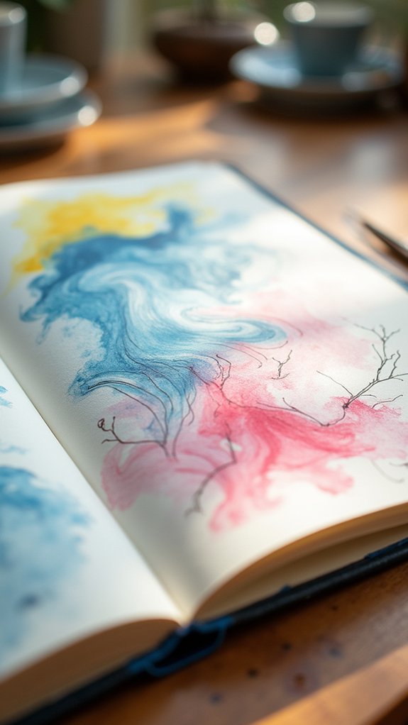 creative abstract color exploration