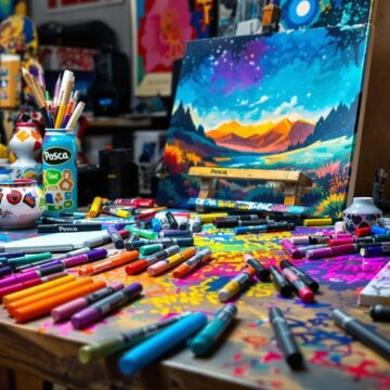 creative applications for posca pens