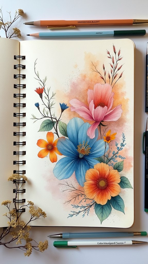 creative collage page exploration