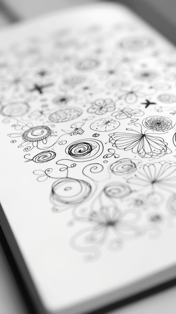 creative continuous line art