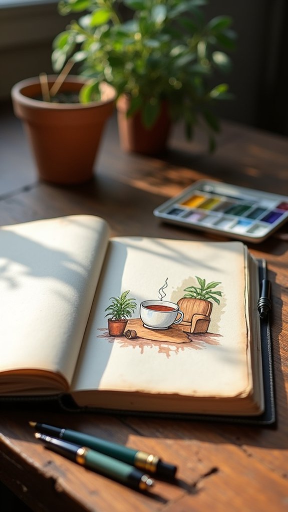creative daily routine diary