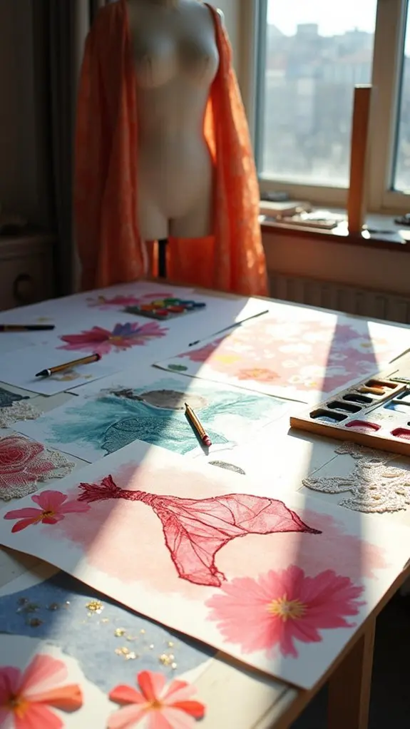 creative fashion illustration techniques
