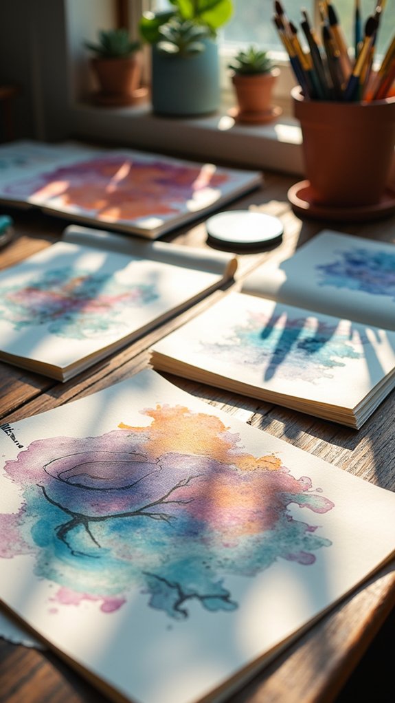 creative mixed media experimentation